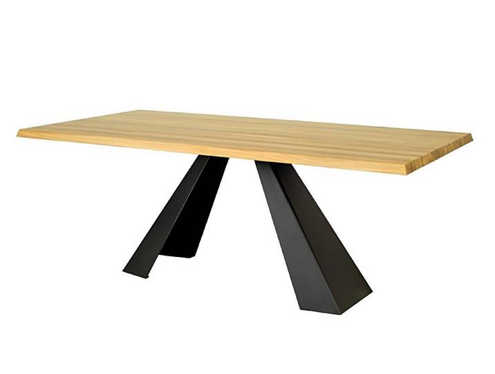 Xlmoebel Esstisch Massivholz-Besprechungstisch im modernen Büro-Design (Esstisch, 1-St., Esstisch), Hergestellt in Europa