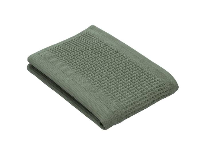 Vossen Duschtuch My Moments Senses grün Baumwolle 67 x 140 cm - Duschtuch