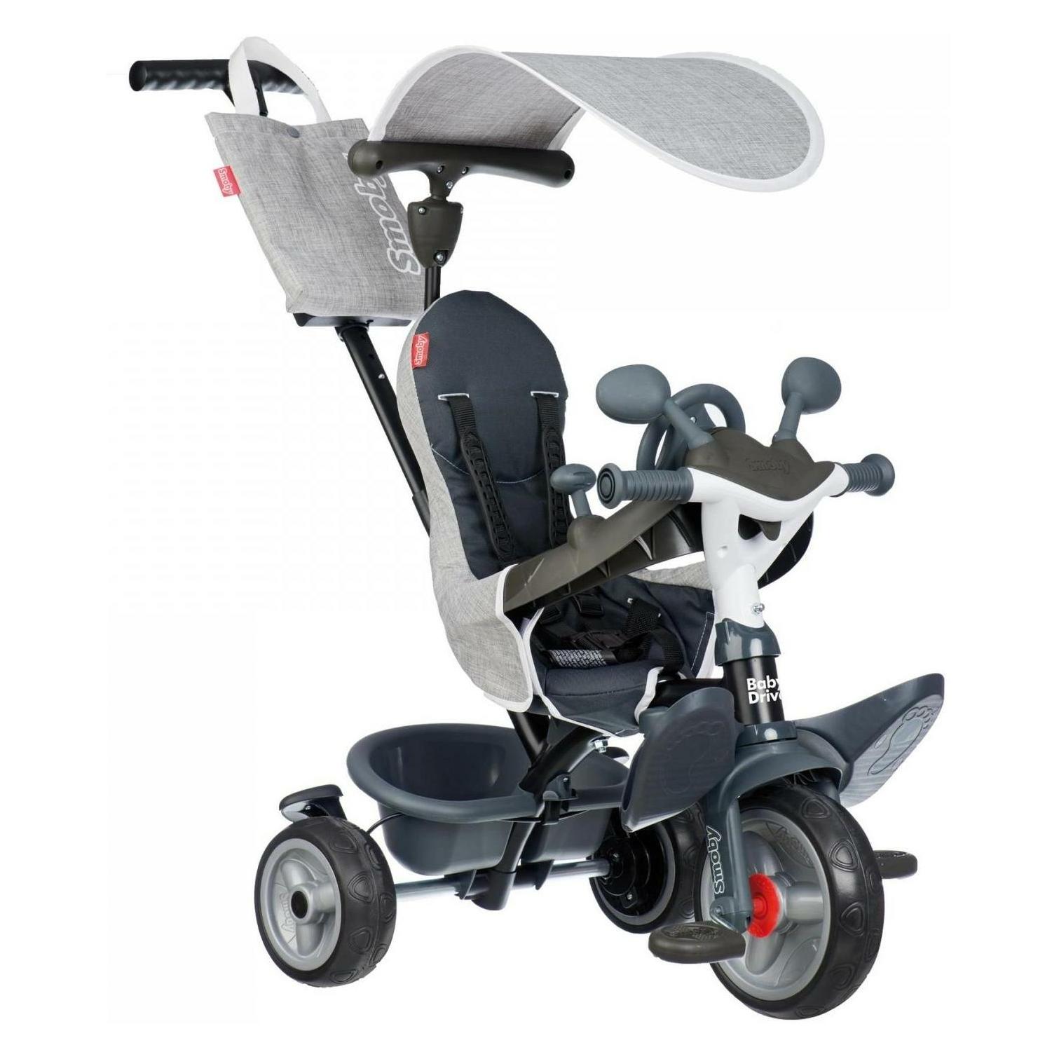Smoby Baby Driver Tricycle Grey (7/741503)