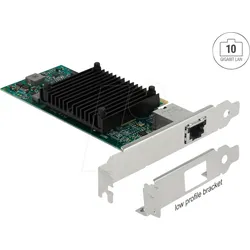 DELOCK 88511 - Netzwerkkarte, PCIe, 10 Gigabit Ethernet, 1x RJ45