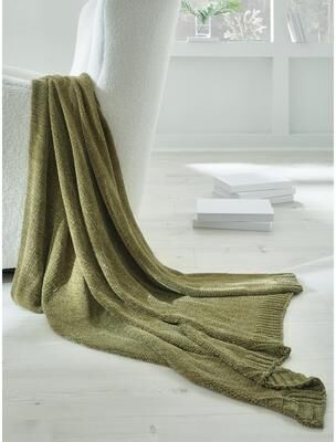 Signature Design by Ashley Anawood Olive Green Throw (Set of 3)