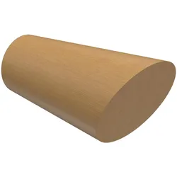 ENDSTÜCKE FÜR GARDINENSTANGEN 20 mm Ø, Bero Buche, Packung 2 Stück