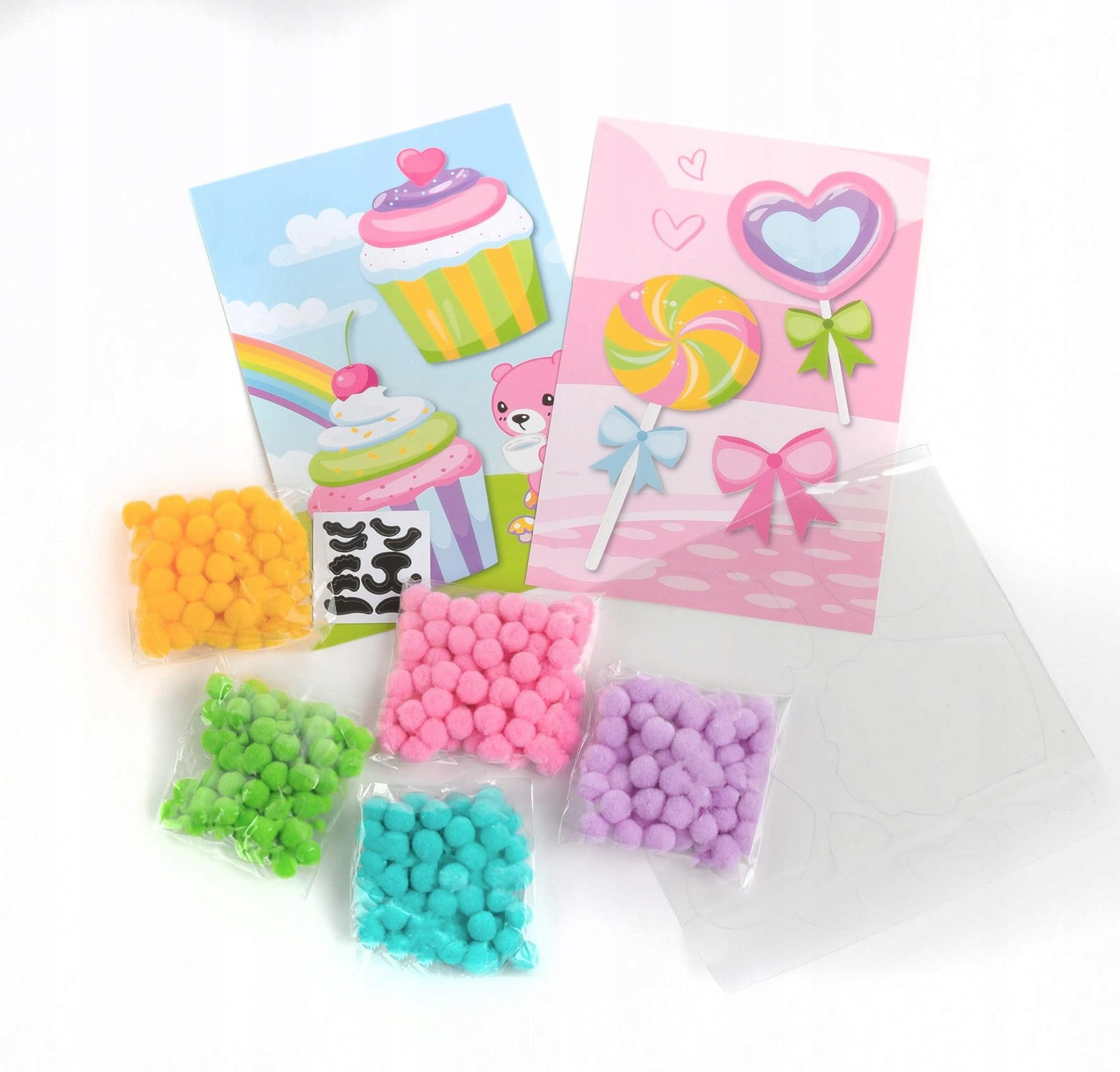 Kidea Creatieve set Pomponiaste versieringen Sweet snoepjes Derform