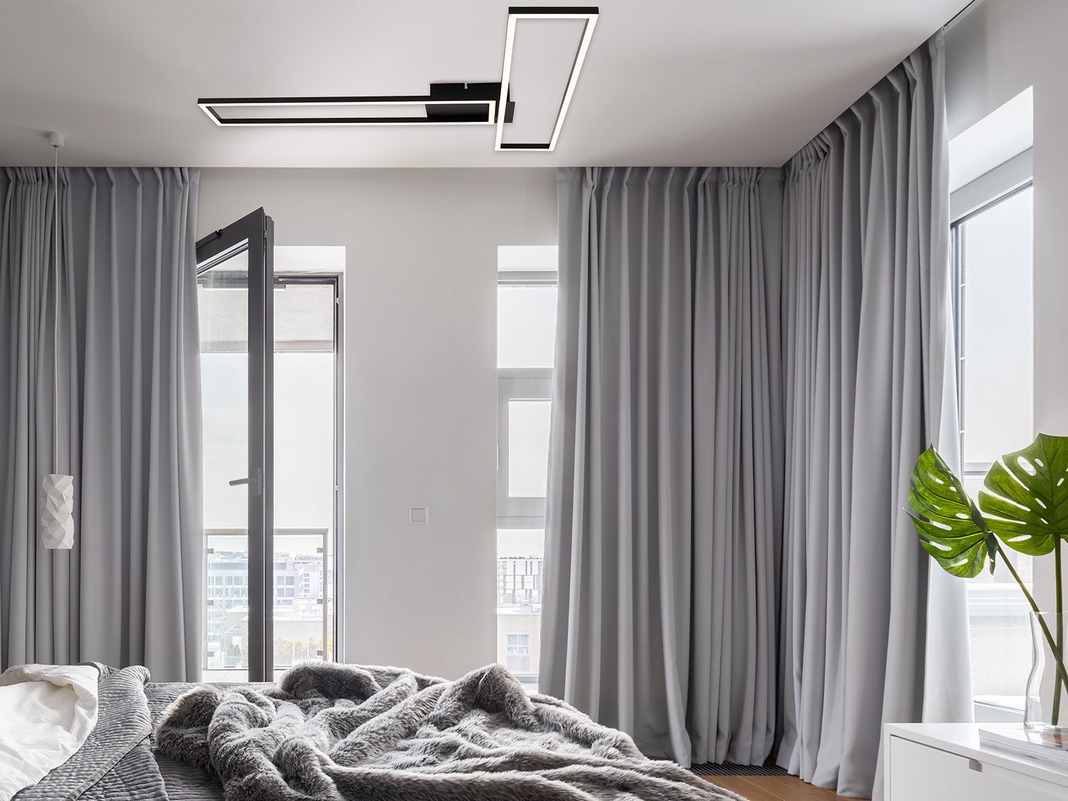 BRILONER CCT LED Design Deckenleuchte, Lichttemperatur + Helligkeit regulierbar