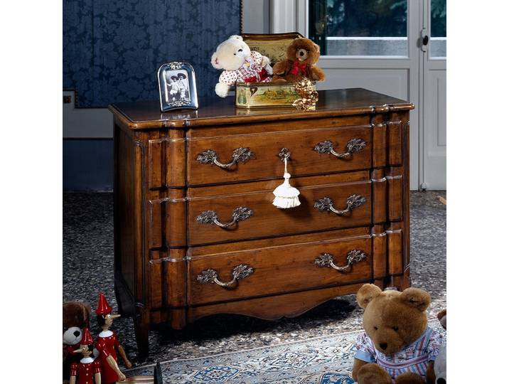 JVmoebel Kommode Elegantes Sideboard aus braunem Holz mit hochwertiger Verarbeitung (Kommode), Made in Italy