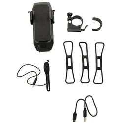 EWS009 Handyhalter mit Powerbank, Lautsprecher und Licht