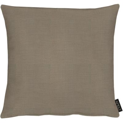 Dekokissen APELT "Apart" Gr. 2, braun (braun, unifarben), B:49cm L:49cm, Polyester, Dekokissen_Sitzkissen_Kissenhüllen, ohne Füllung