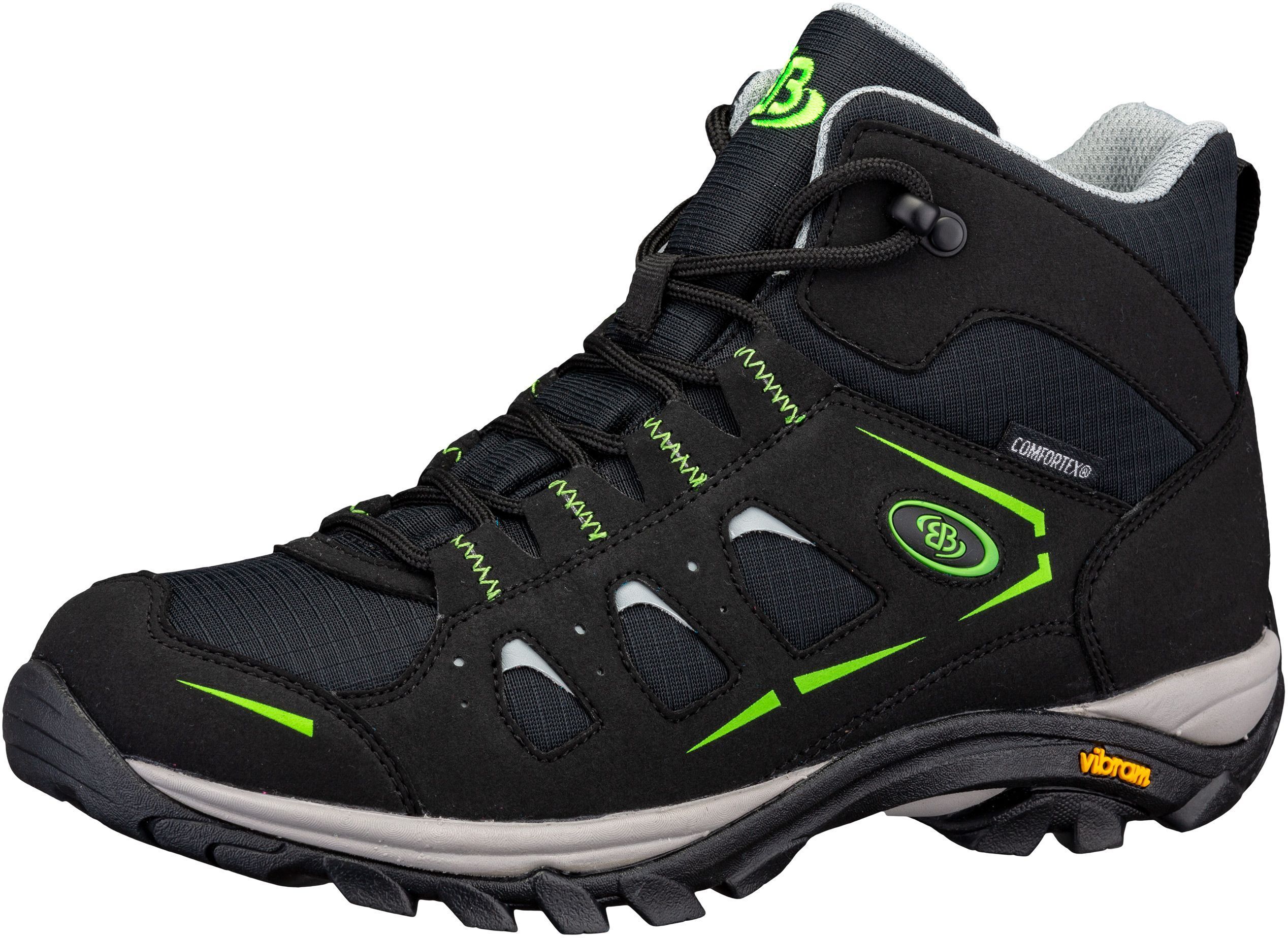 Outdoorschuh BRÜTTING "Outdoorstiefel Mount Frakes High", Herren, Gr. 36, schwarz, Synthetik, Schuhe Outdoorschuh schwarz 36