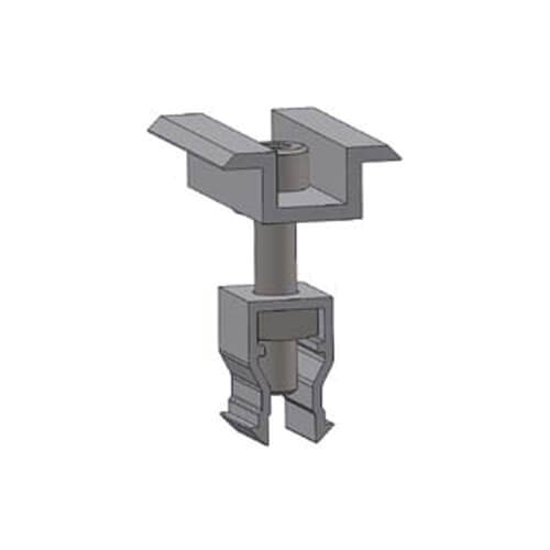 Alumero Mittelklemme 2.1 Click mit Pin, höhenverstellbar 30 - 45 mm 23055