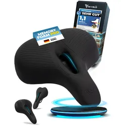 Ergonomischer Fahrradsattel mit Memory-Foam „City“ - Bestseller,oft gekauft,Zubehör