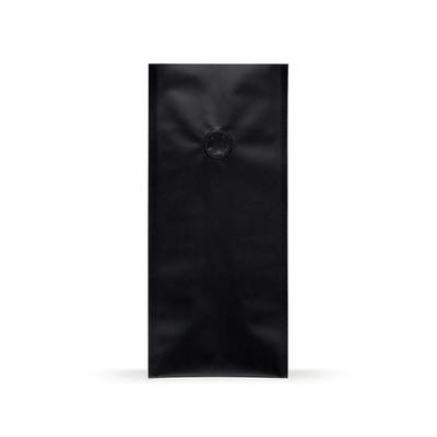 VEPATIM 500x Quad Bags 140x100x375 mm mit Aromaschutzventil 1000g schwarz