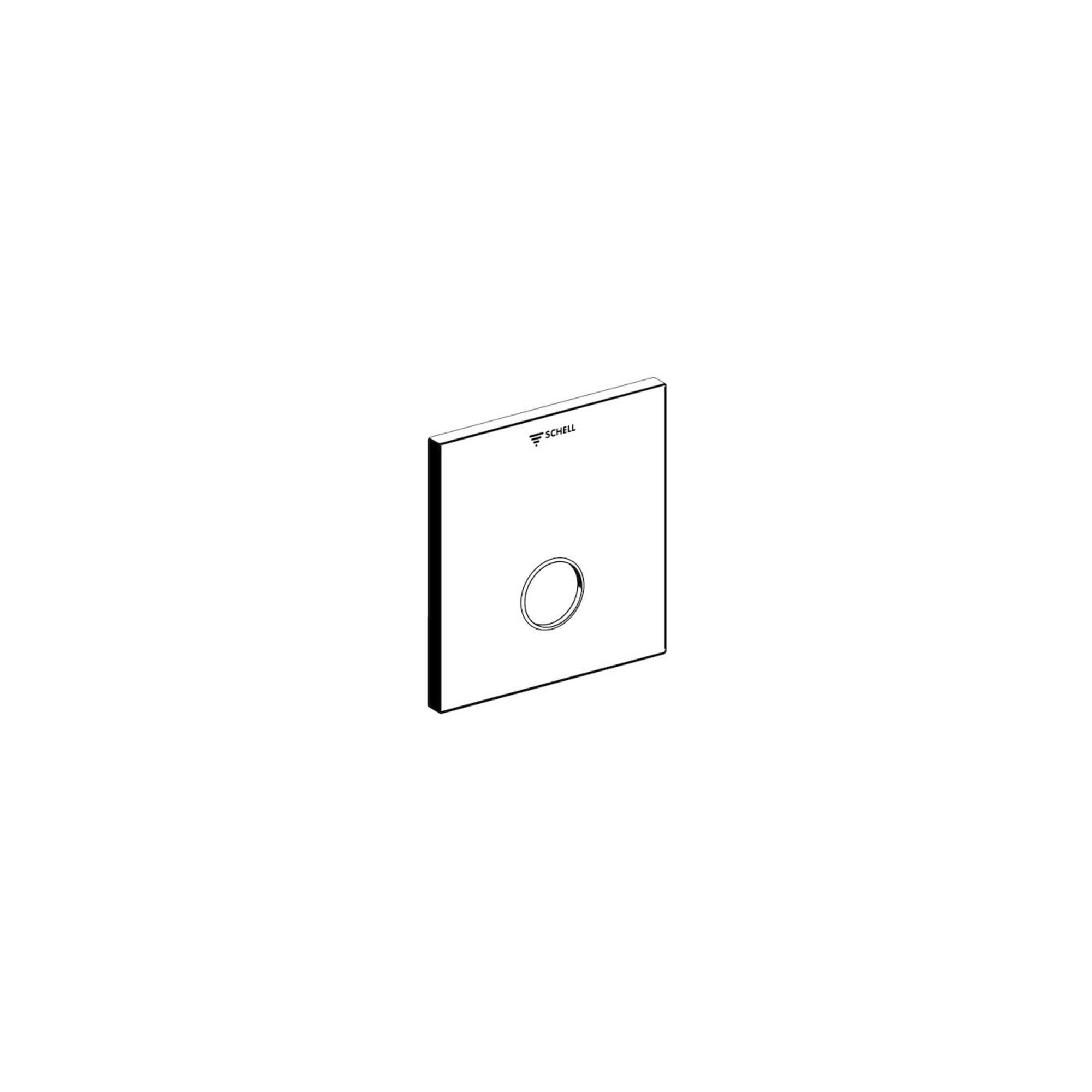 Schell Frontplatte LINUS SC-M für UP-Dusche, 180x180, edelstahl (252322899)
