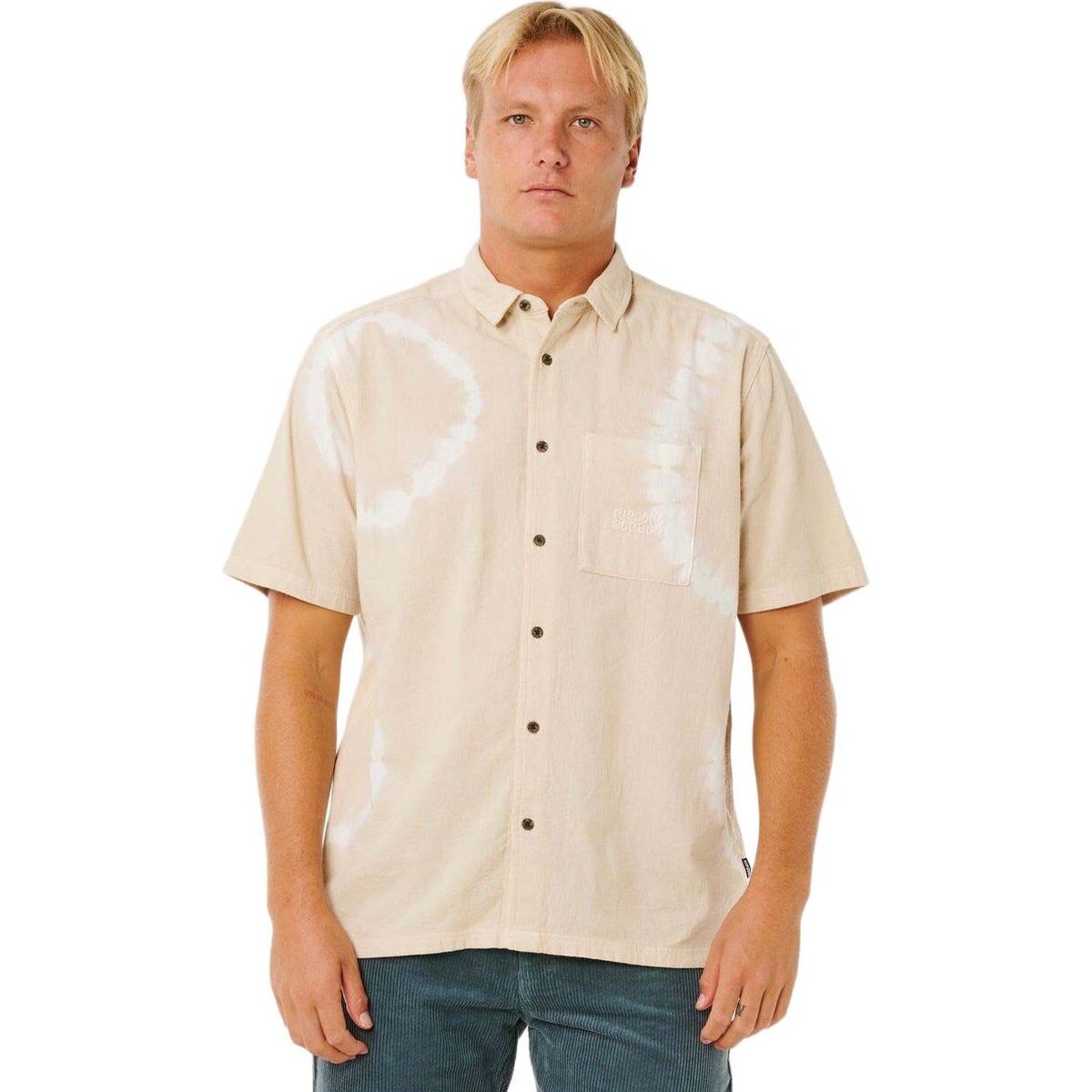 RipCurl Pacific Rinse Short Sleeve Shirt bone (3021) 2XL 06HMSH-3021-2XL