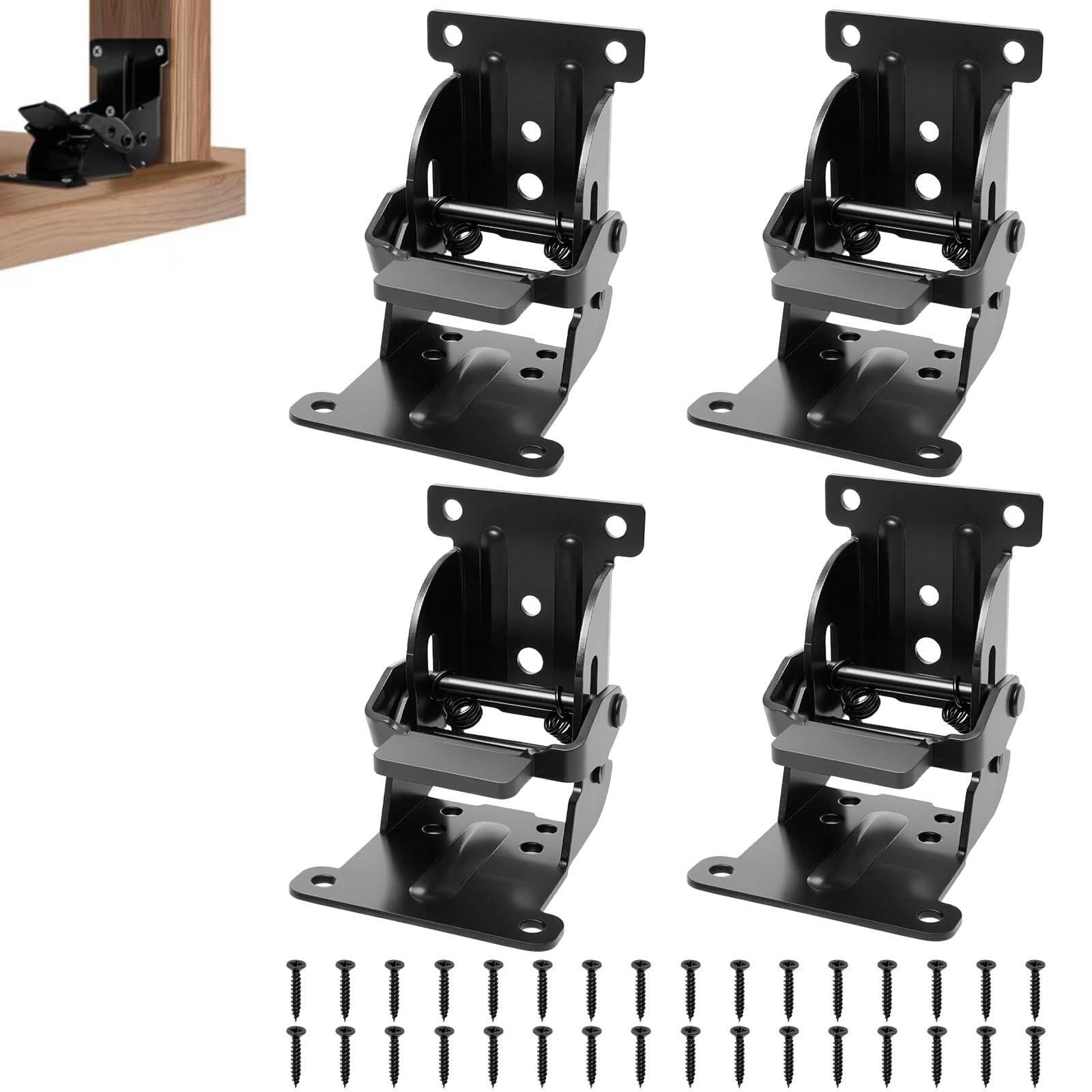 Set van 4 vouwscharnieren met beveiliging