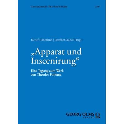„Apparat und Inscenirung“, Gebundene Ausgabe von , Nomos, 978-3-487-16696-4