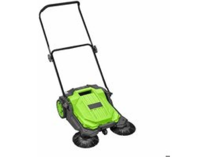 Balayeuse manuelle 650 mm balayeuse de sol non électrique pour cours allées patios et garages