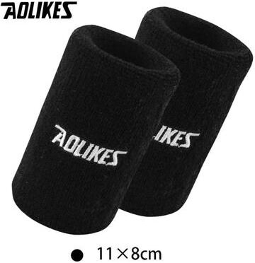 Uplift Treasures AOLIKES Cotton Sports Wrist Sweatband For Gym And Tennis 13