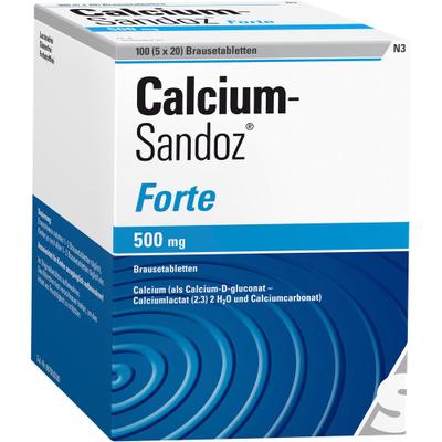 Calcium Sandoz forte Brausetabletten 5x20 St