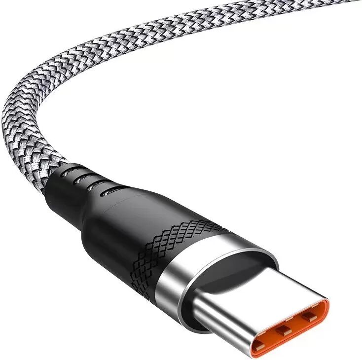 INF 2er-Pack Nylon-geflochtenes USB-zu-Android-Ladekabel, 6A Schnellladung kompatibel mit Samsung, Huawei 2 m