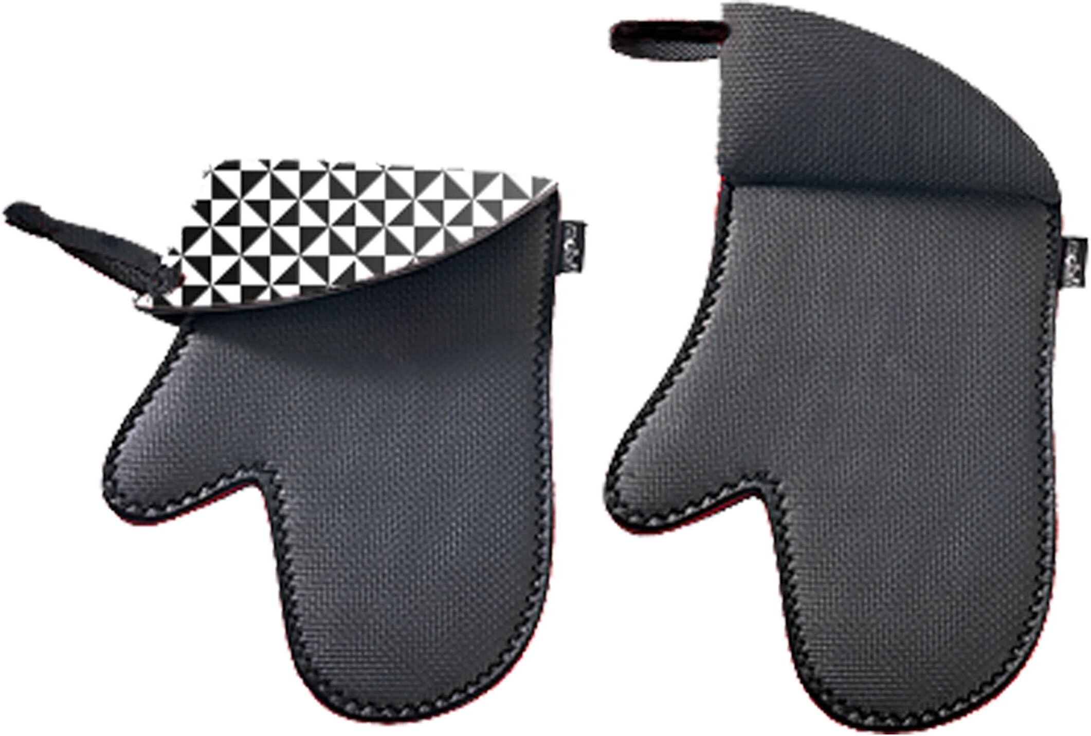Grillhandschuhe "Moha", schwarz, B:30cm L:24cm, Neopren, Topflappen, Grillhandschuhe schwarz Einheitsgröße