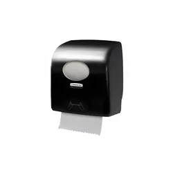 Handtuchrollen-Spender schwarz - AQUARIUS SLIMROLL - 190m -. Kimberly-Clark