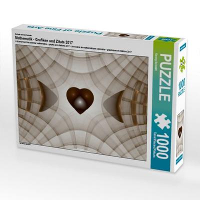 CALVENDO Puzzle Ein Motiv aus dem Kalender Mathematik - Grafiken und Zitate 2017 | 1000 Teile Lege-Größe 64x48cm Foto-Puzzle für glückliche Stunden