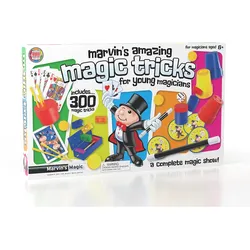 Marvin's Magic Zauberset für Kinder 300 Tricks - ab 6 Jahren, Kunststoff, Karton, Magnet - Anleitung, App, fördert Kreativität