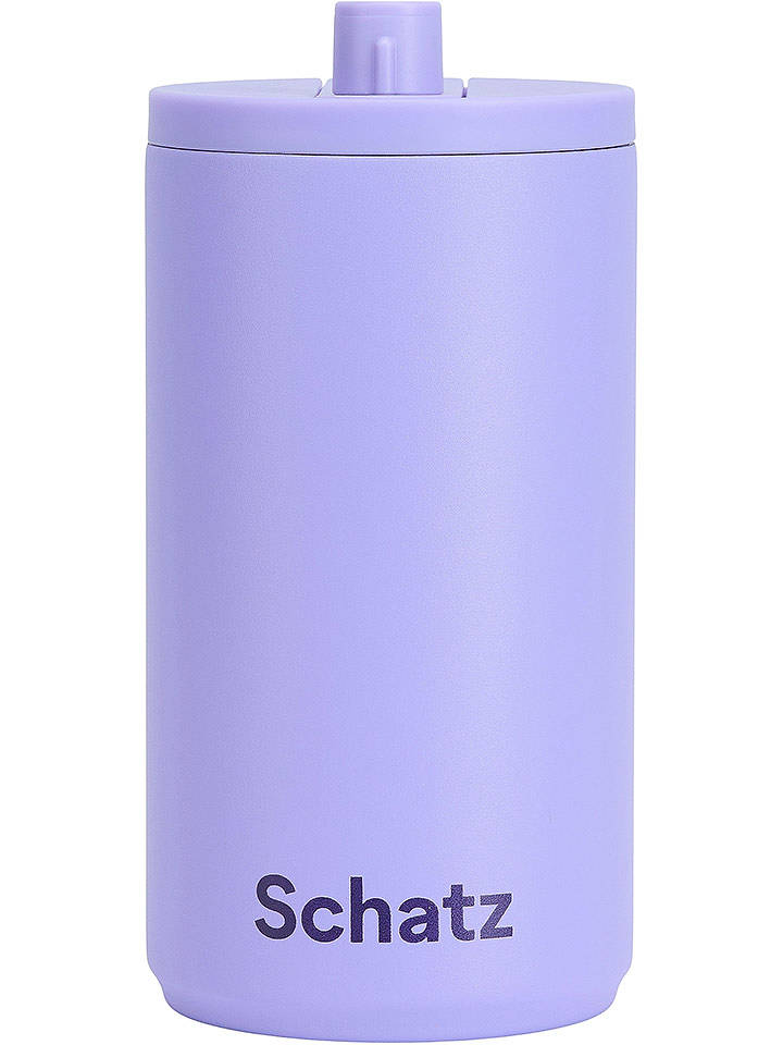 Design Letters Thermobecher "Schatz" in Lila - 350 ml - onesize
