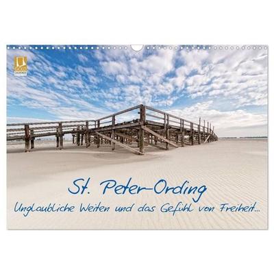 St. Peter-Ording (Wandkalender 2027 DIN A3 quer), CALVENDO Monatskalender