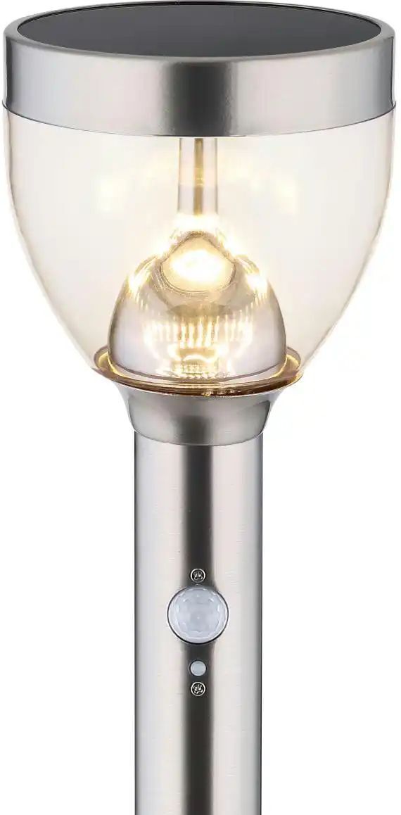 Globo Lighting Solarleuchte   ¦ grau ¦ Maße (cm): H: 95  Ø: 15