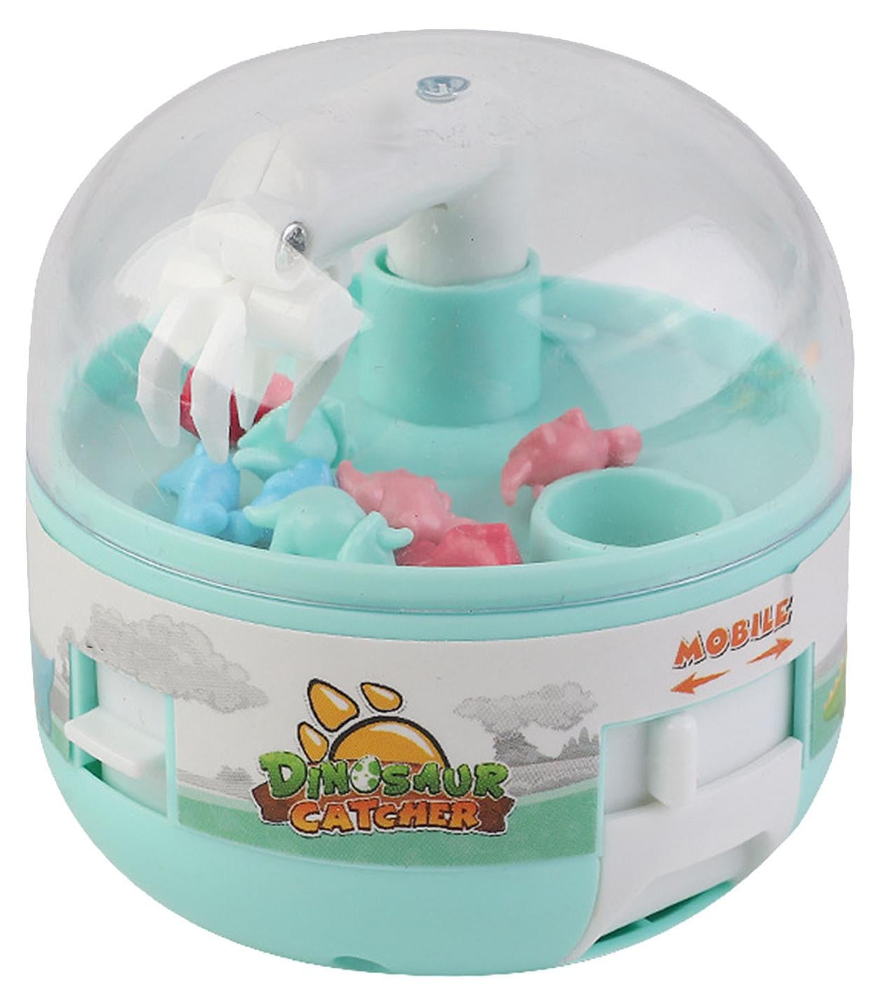 Elektrisch dinosaurus grijpmachine speelgoed met mini-poppetjes, groen
