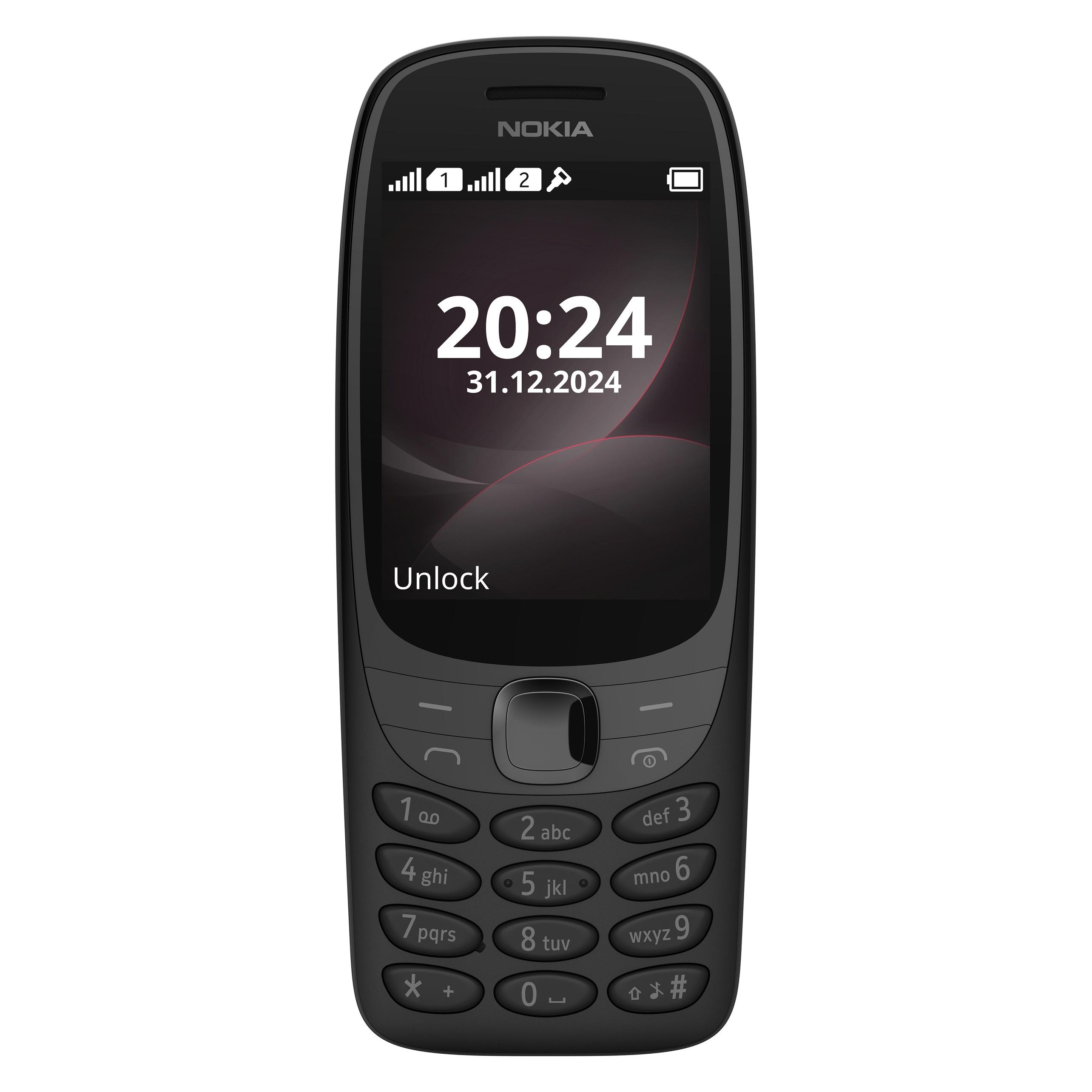 Nokia 6310 Dual SIM 2024 Black (2.80", 0.30 Mpx) (286953563)