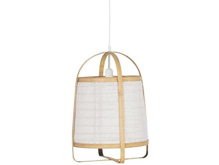Suspension cordon tissus blanc l:125 cm