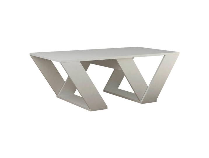 Livetastic Couchtisch, Weiß, rechteckig, 40x60x120 cm, Wohnzimmer, Wohnzimmertische, Couchtische
