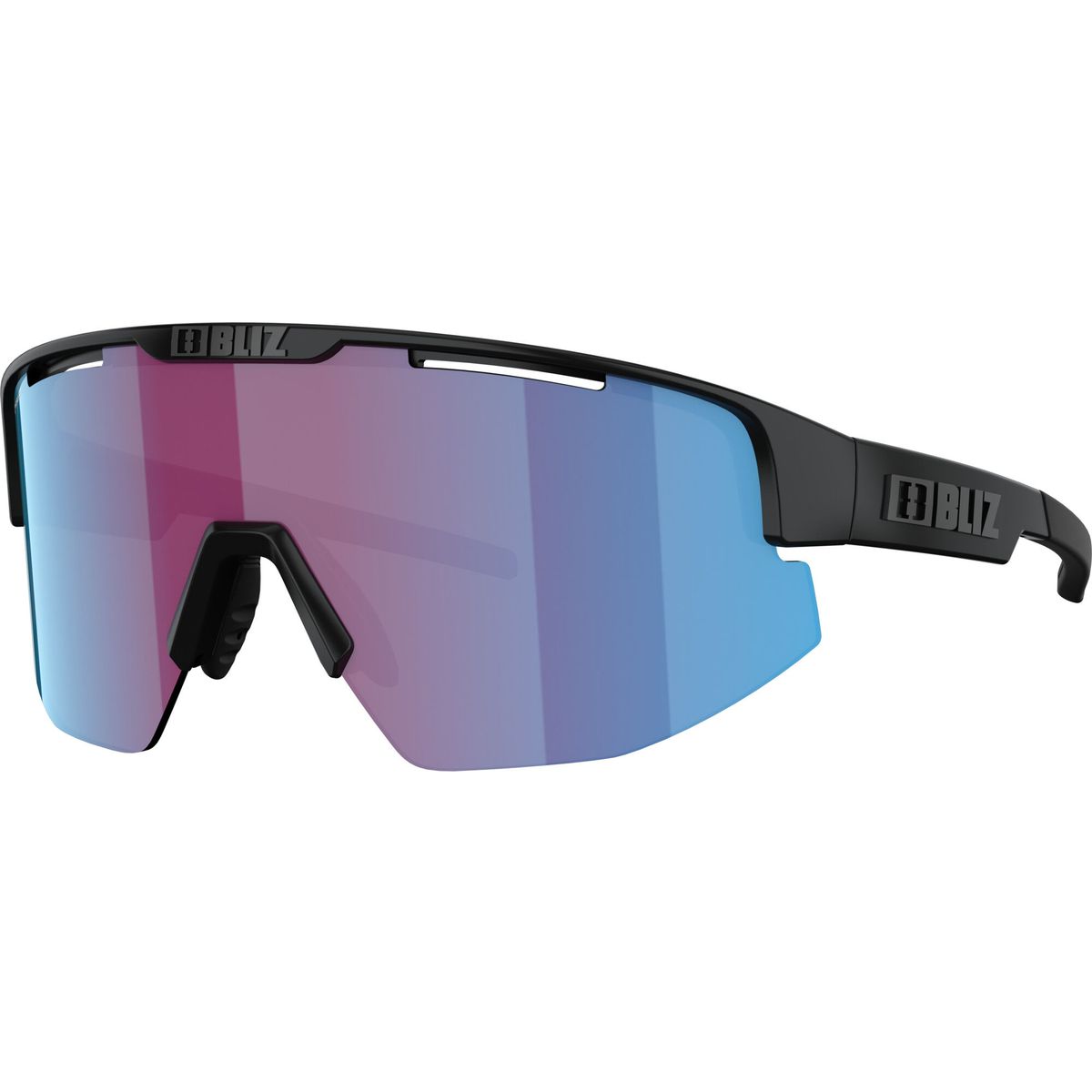 Bliz Matrix matt black nano optics nordic light begonia - violet w blue multi (70040333) 0ZB7004-70040333