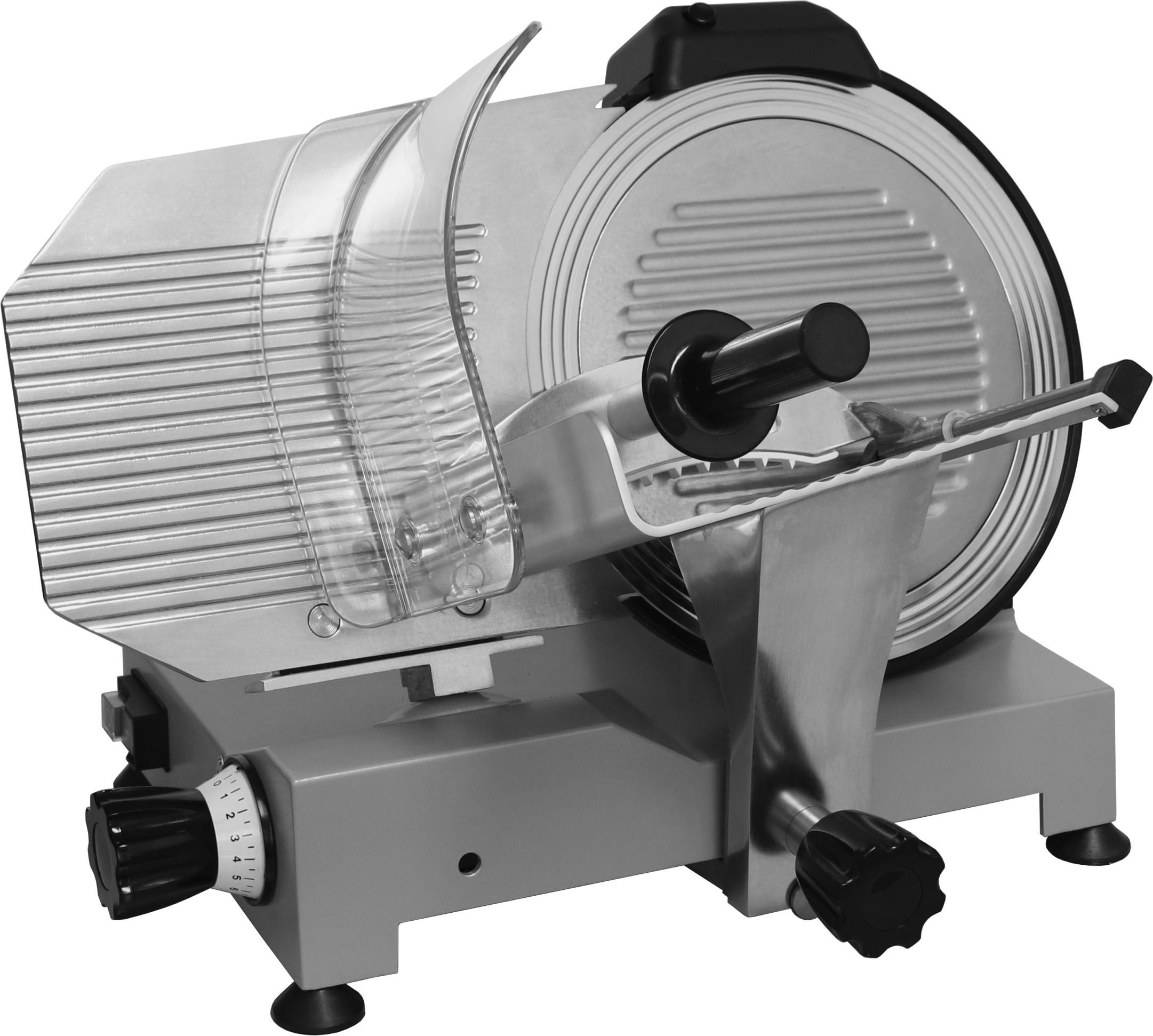 Celme - PRO 300 Aufschnittmaschine - Antihaftbeschichteter Stahl - 300 mm Klinge - 40×60×42 cm - Professionelle Leistung und Zuverlässigkeit