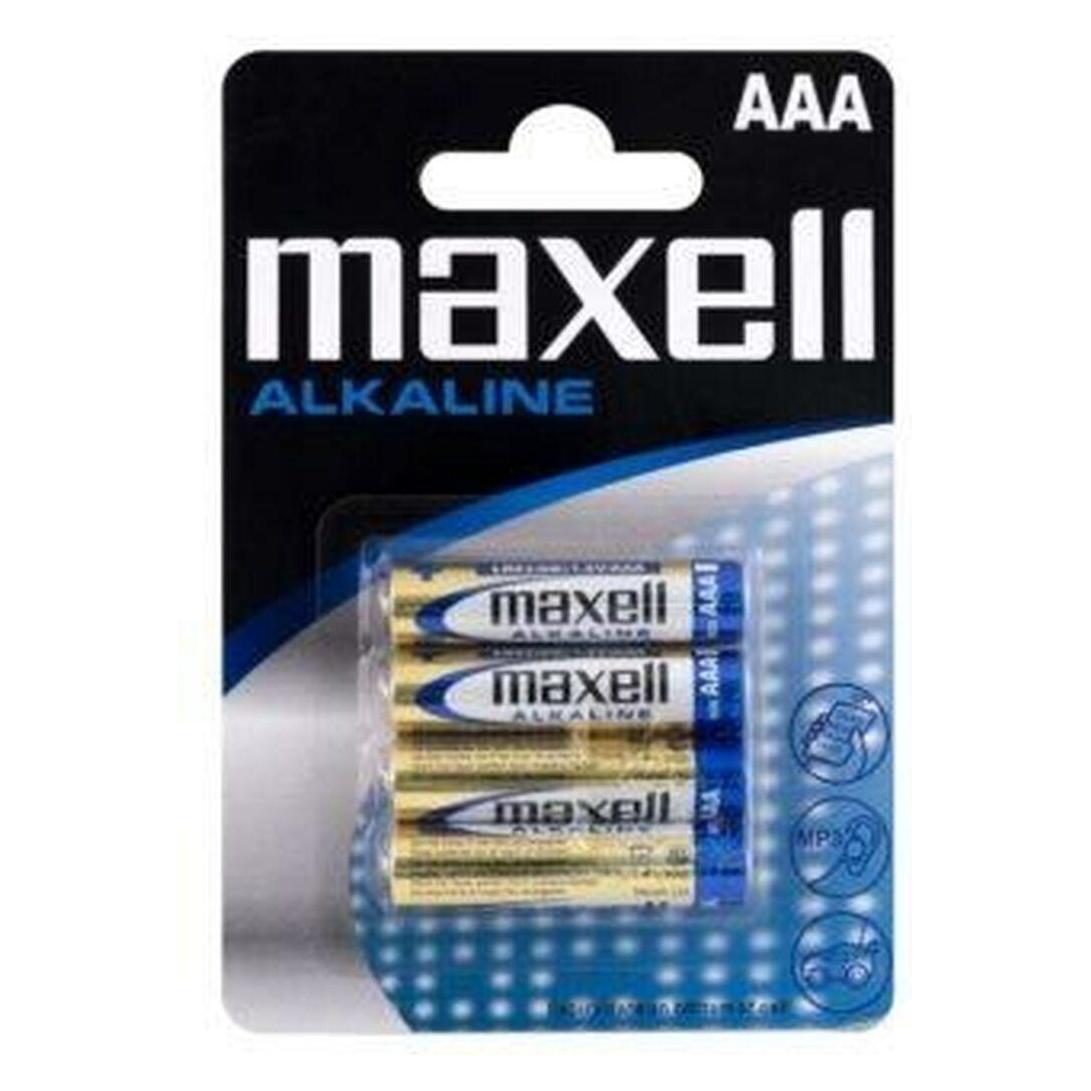 Maxell Alkali-Mangan-Batterie 723671 AAA LR03 1,5 V (12 Stück) (12 Stk., AAA) (PERELMMAXELL18721)