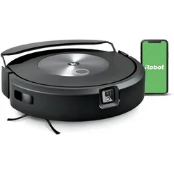 iRobot Roomba Combo j7, Staubsauger Roboter, Silber, Schwarz
