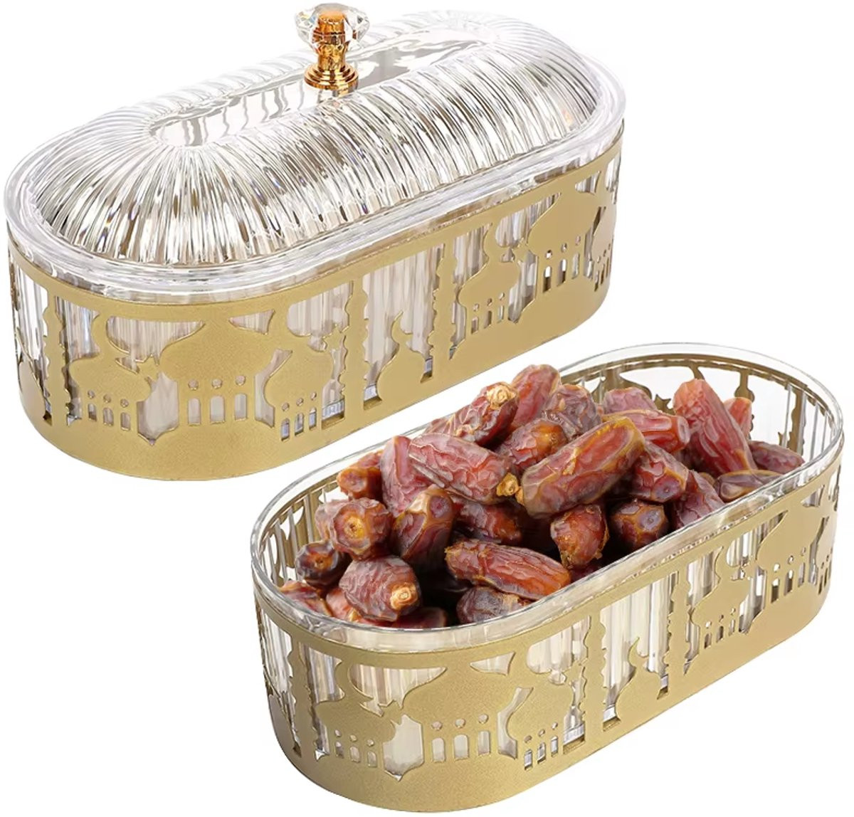 Rimmo Ramadan Snoepbox – Eid Mubarak Decoratie en Islamitisch Cadeau voor Volwassenen