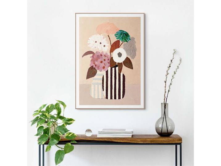 Bild mit Rahmen REINDERS Natural Setting , braun (farbe bild(er): braun), B:50cm H:70cm T:2,2cm, Holzwerkstoff, Bilder, Bild mit Rahmen