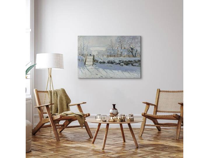Toile Tha Magpie Feutre Gris/Gris 120 x 80cm