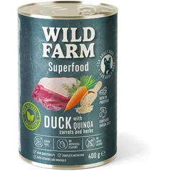 Wild Farm Superfood Duck 400g getreidefreies Hundefutter