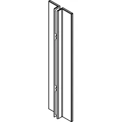 HSK Ersatzteile Winkelgriff eckig, Schwarz-matt, E100140-57-68 E100140-57-68