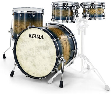 Tama STAR Drum Walnut Stand. AIJB Indigo Japanese Sen Burst