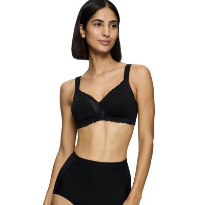 Triumph "Modern Lace+Cotton" Spitzeneinsätze, starker Halt ohne Bügel, atmungsaktiv, leicht