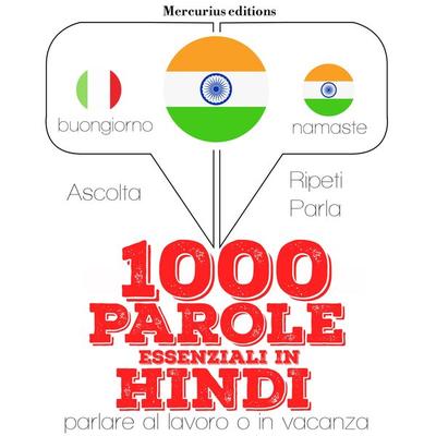 1000 parole essenziali in Hindi - JM Gardner, Audio, 9782821115347