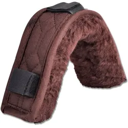 Nasenschoner WA Nasen-/Kinnpolster Lammfell 18 cm braun/braun ONESIZE