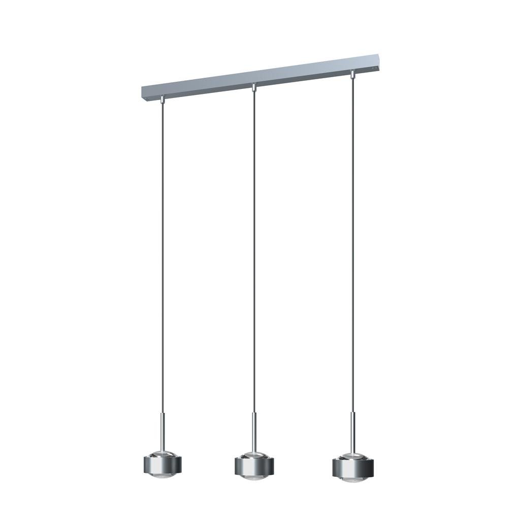 Top Light Puk Maxx Choice Drop Pendelleuchte 3 Köpfe (chrommatt, Standard-Fassun... chrommatt | Standard-Fassung 8-6878031-H