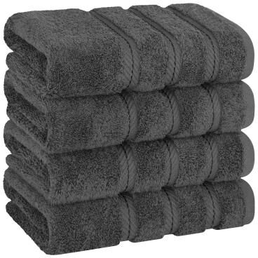American Soft Linen 4-Piece Turkish Hand Towel Set