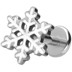 Titan Labret mit Push Fit SCHNEEFLOCKE